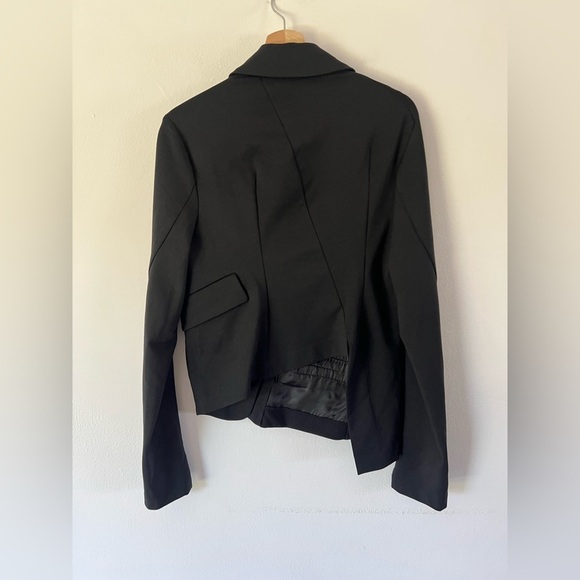 Rundholz Asymmetrical Architectural Button Front Wool Blend Avant Garde Jacket - Picture 11 of 15